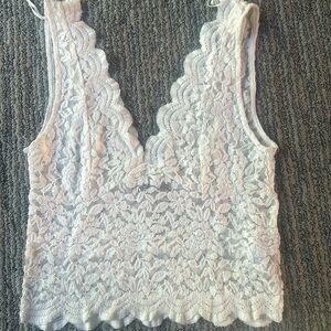 ZARA WHITE LACE TANK - BRAND NEW